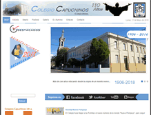 Tablet Screenshot of colegiocapuchinos.com.ar